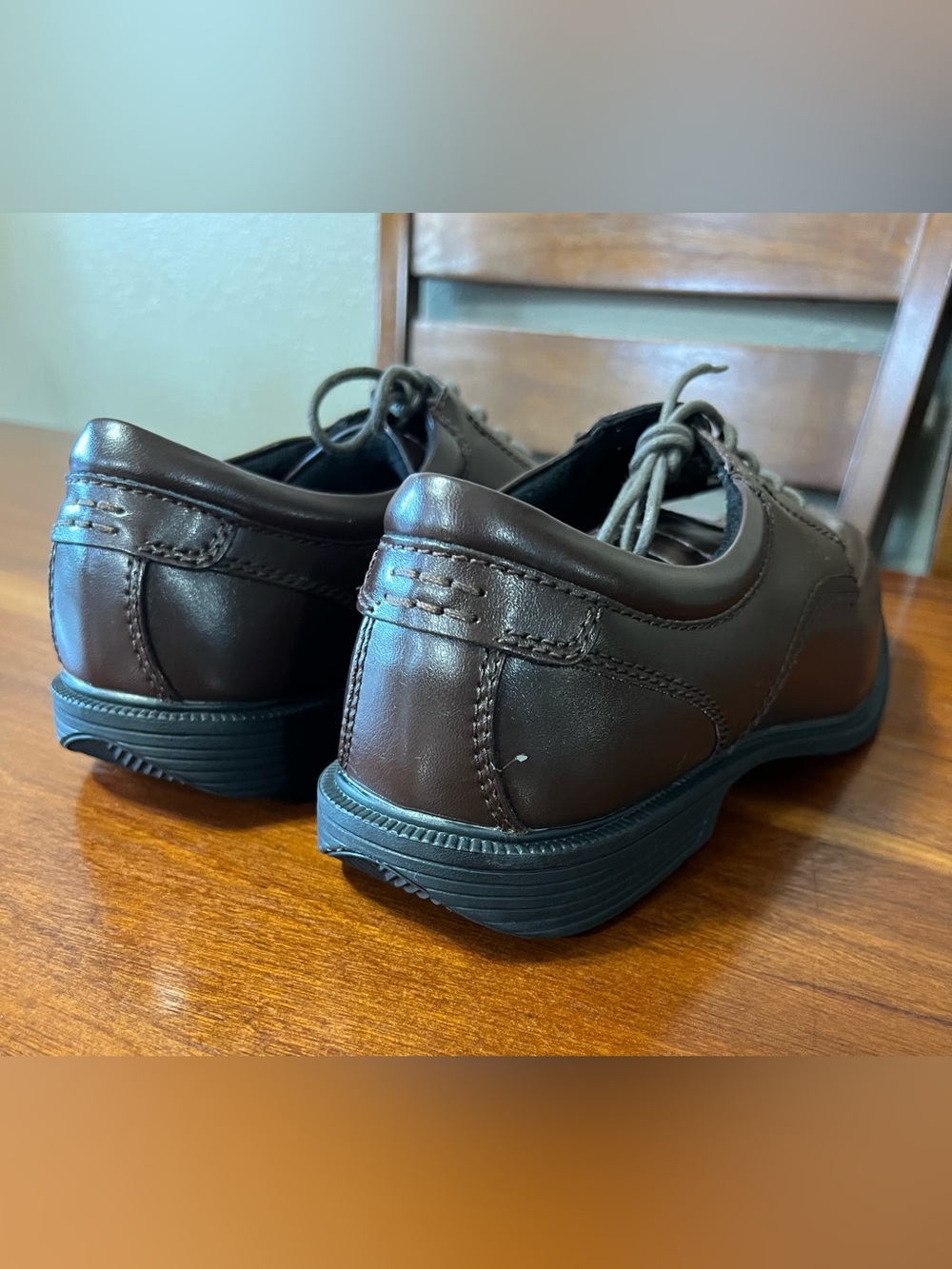 Nunn Bush Men's Bourbon Street Moc Toe Oxfords Smooth Leather Shoes Office Wear - Picture 7 of 11